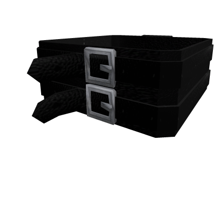 Black buckle wristband - RIGHT