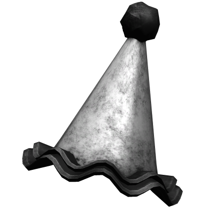 White Halloween Party Clown Hat v2 Roblox item