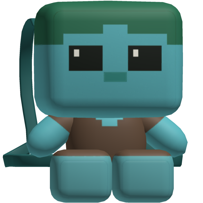 Zombie Pixel Plushie Backpack [3.0]