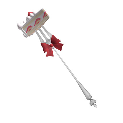 Cake on Fork (Strawberry/Red)