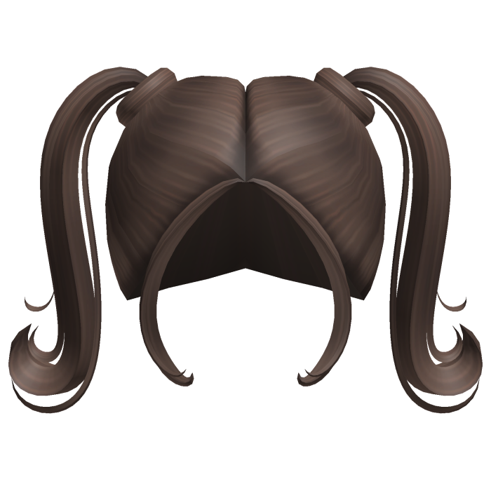 -',ৎ Curly Pigtails with Bangs in Light Brown