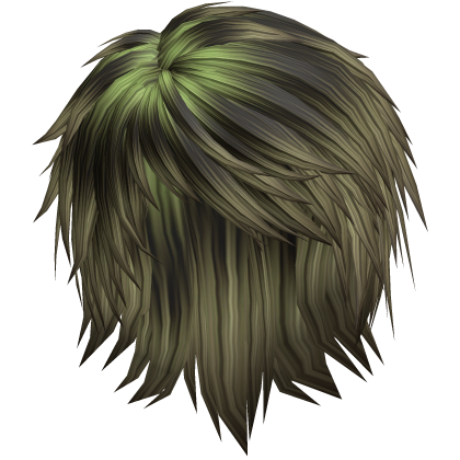 green acid monster emo hair