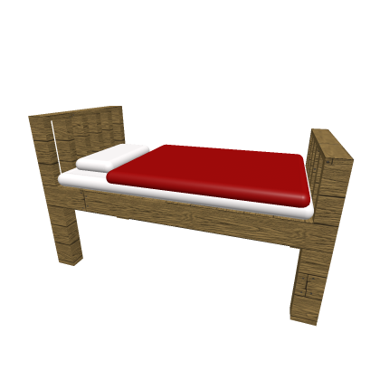 wooden bed