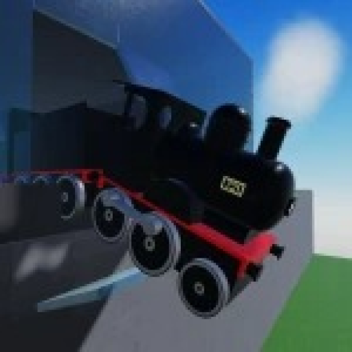The Hugo train wreck official Roblox game thumbnail