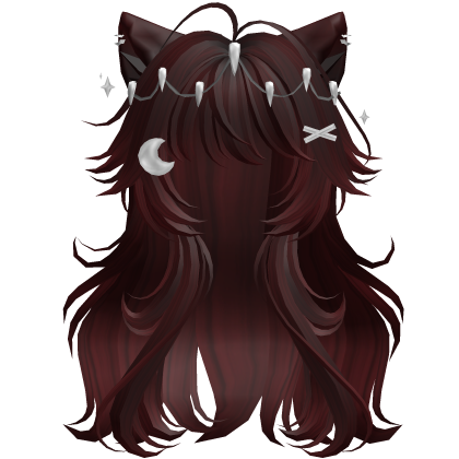 Super Fluffy Anime Werewolf Hair (Red)