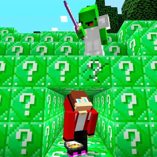 ⛏️ModdedCraft💚 (EMERALD LUCKY BLOCKS) official Roblox game thumbnail