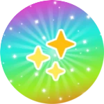 Rainbow Particle Trail