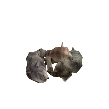 Retextured kittens mesh