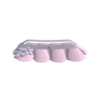 ♡ : cute pastel purple floral mini skirt