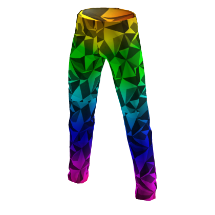Rainbow Fragmented PANTS 🌈