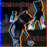 Cartoon cat real group