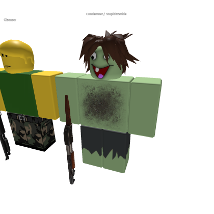 an npc in noobs vs zombies realish.