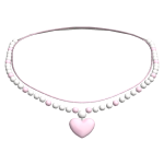 🍀Pink Pearls & Heart Layered Necklace