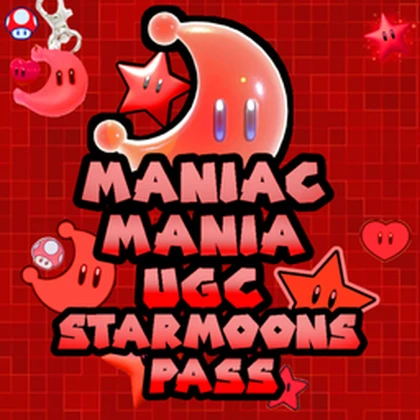 Maniac Mania UGC: Starmoons Pass Roblox group icon