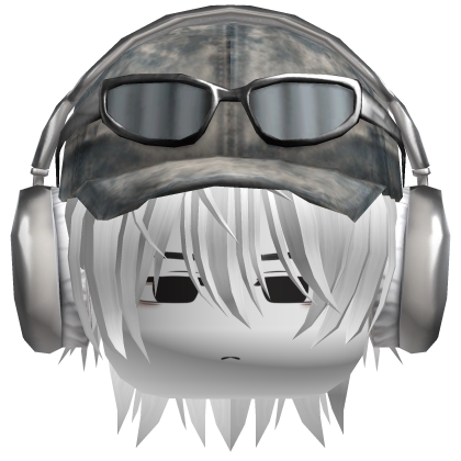 y2k cute boy w cap + headphones 