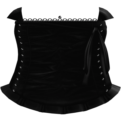 ♡ black gothic vkei emo doll dress Roblox item