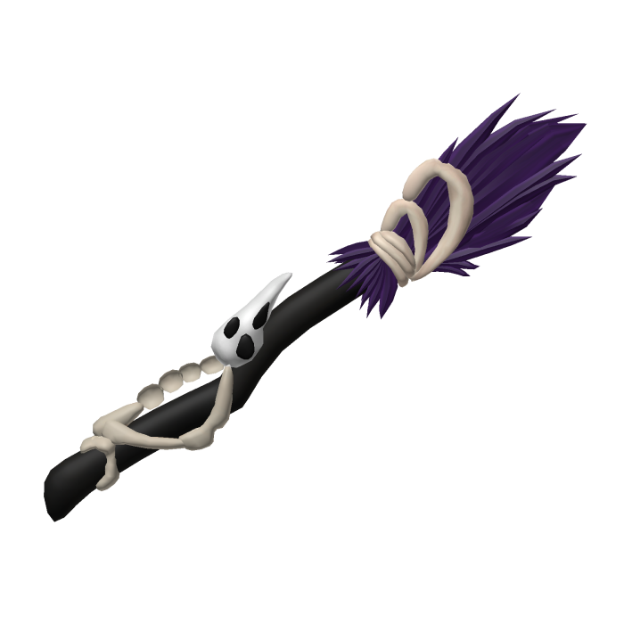 Cute Ridable Flying Witch Broom Purple Halloween