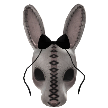 Sweet Little Goth Bunny Mask