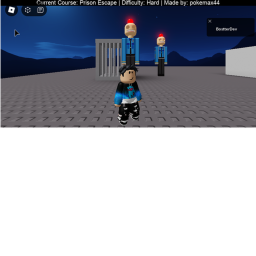 Eascpe Siren Cops Prison Scary Obby
