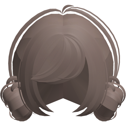 ♡⸝⸝ cute baby doll low messy buns in brown