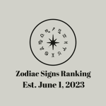 ~Zodiac Signs Ranking~