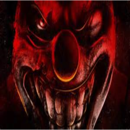 creepy bloody clown Roblox decal