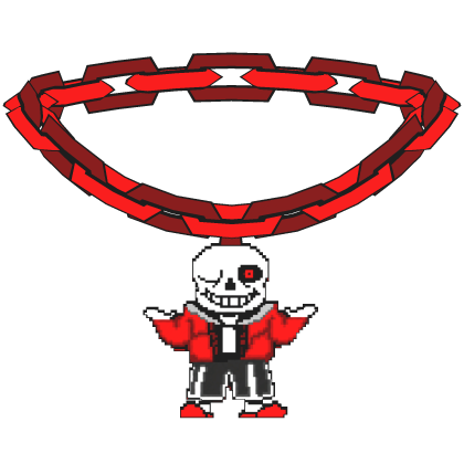 Evil Red Undertale Sans Chain Roblox item