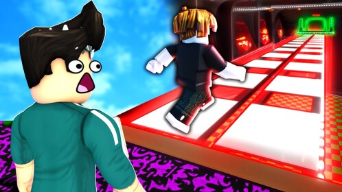 Impossible Glass Bridge FREE Admin Obby!