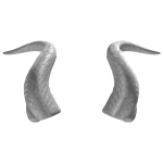 Ivory Iron Horns