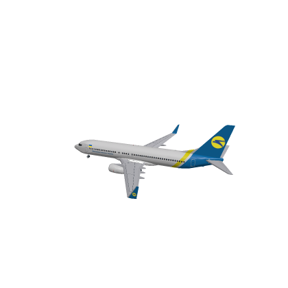 Plane for airport with spawn works