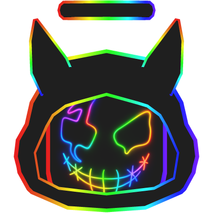 Rainbow Cartoony Hood