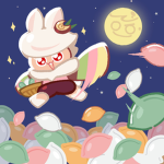 Cherry and rice cakes