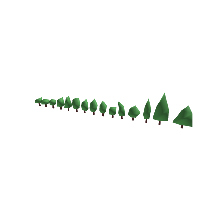 15 Basic Low Poly Trees Pack