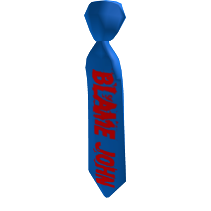 Roblox Item Blame John Tie