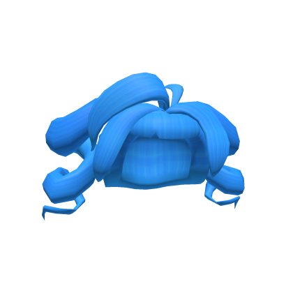 Light Blue Curled Twintails Roblox item