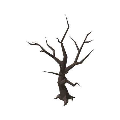 Low Poly Dead Tree Grass Rock Island