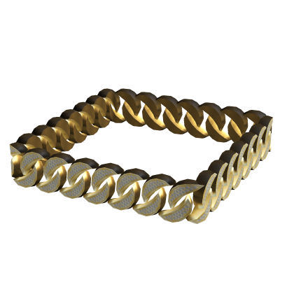 Gold Cuban Link Bracelet 1.0