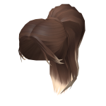 Brown Ponytail with Ombre