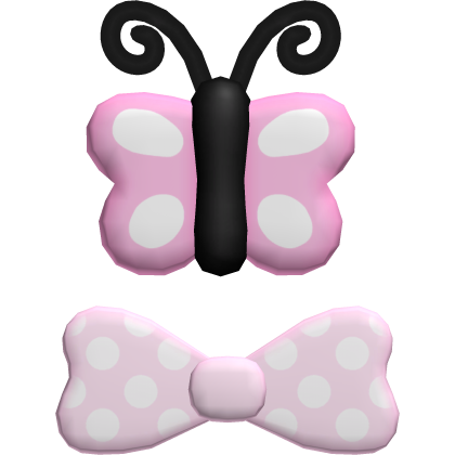 Kawaii Cutecore Minnie Mouse Butterfly Clips