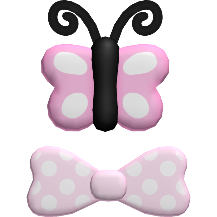 Kawaii Cutecore Minnie Mouse Butterfly Clips