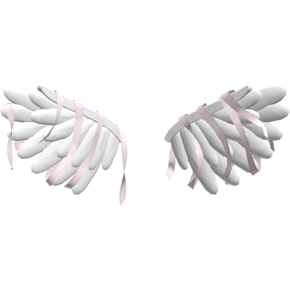 ♡ : white pretty ribbon angel wings