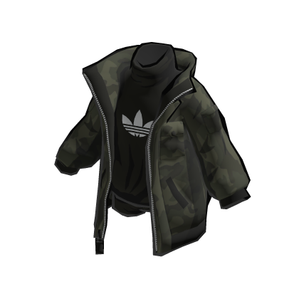 adidas Toon Shorts Outfit Camo on Black thumbnail