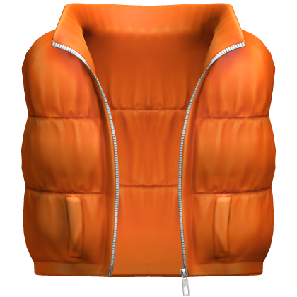 Orange Halloween Puffer Vest [BOY] Roblox item