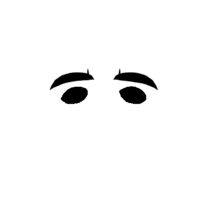 Half looking down eyes Roblox decal