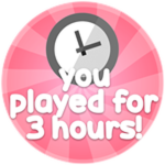 You played for 3 hours!