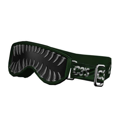 C3's Vintage Green Racing Goggles V3