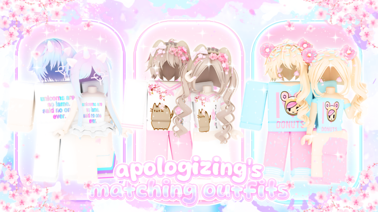♡ ⸝⸝ apologizing's matching outfit ideas . ꒱ Codes
