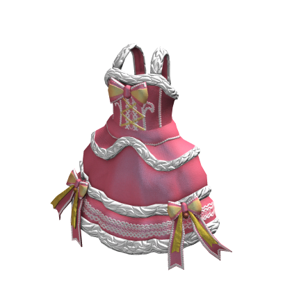 Cute Magical Christmas Dress | Pink thumbnail