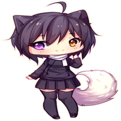 Kawaii Wolf Girl Roblox decal