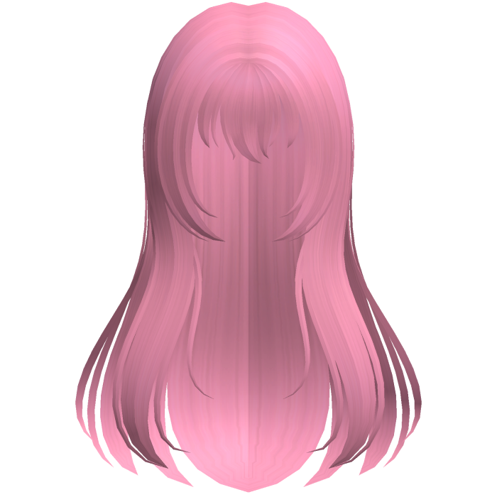pink sharp shoujo anime straight hair